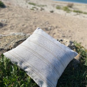 Coussin SIGNATURE outdoor indoor 50x50 SUNBRELLA HARVEST KAOLIN