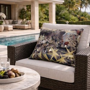 COUSSIN 60X60 JEAN PAUL GAULTIER FLOWER POWER MORDORE