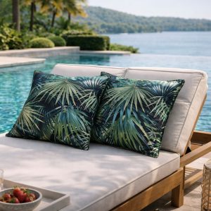 COUSSIN 60X60 JEAN PAUL GAULTIER LES MARQUISES EMERAUDE